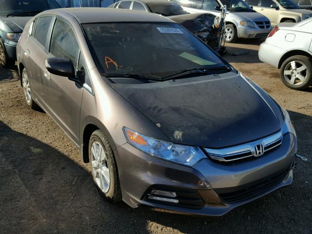 JHMZE2H78CS005279 - 2012 HONDA INSIGHT EX GRAY photo 1