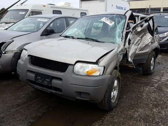 1FMYU01171KA71194 - 2001 FORD ESCAPE XLS BEIGE photo 2