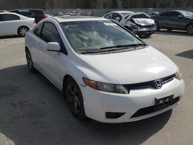 2HGFG12886H578867 - 2006 HONDA CIVIC EX WHITE photo 1