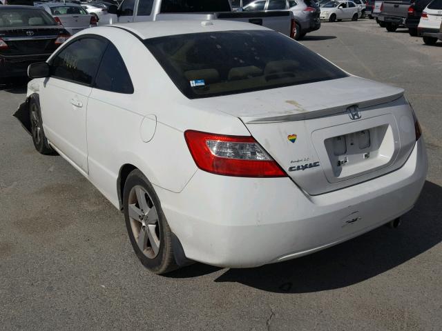2HGFG12886H578867 - 2006 HONDA CIVIC EX თეთრი ფოტო 3