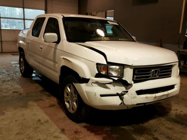 2HJYK16438H506857 - 2008 HONDA RIDGELINE WHITE photo 1