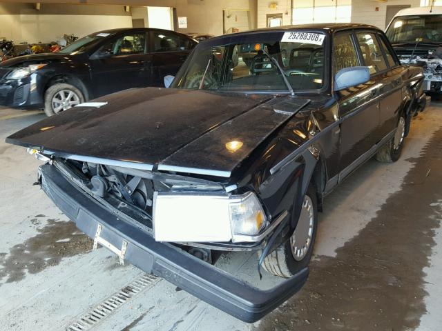 YV1AS8805N1475852 - 1992 VOLVO 240 BASE BLACK photo 2