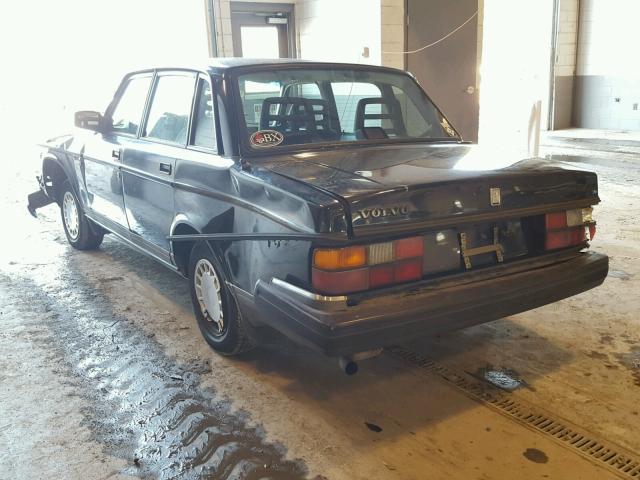 YV1AS8805N1475852 - 1992 VOLVO 240 BASE BLACK photo 3