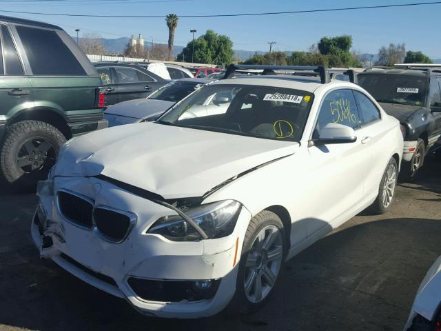 WBA1F5C55FV256439 - 2015 BMW 228 I WHITE photo 2