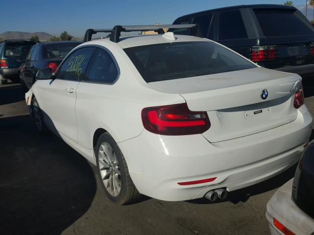 WBA1F5C55FV256439 - 2015 BMW 228 I WHITE photo 3