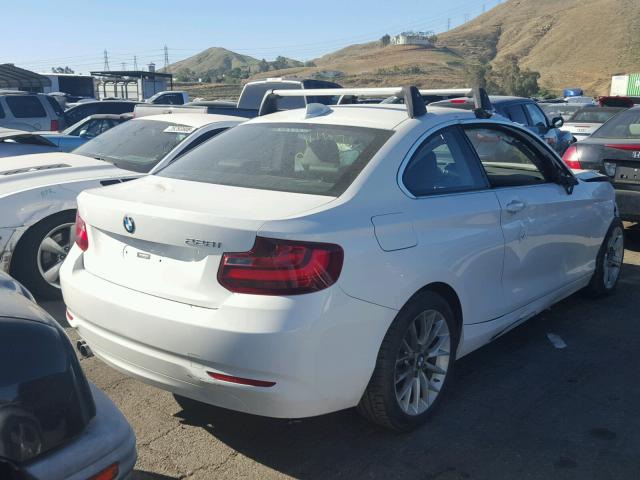 WBA1F5C55FV256439 - 2015 BMW 228 I WHITE photo 4