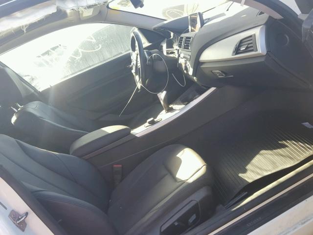 WBA1F5C55FV256439 - 2015 BMW 228 I WHITE photo 5