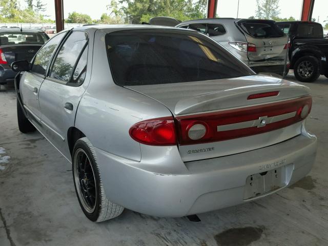 1G1JC52F657199265 - 2005 CHEVROLET CAVALIER SILVER photo 3