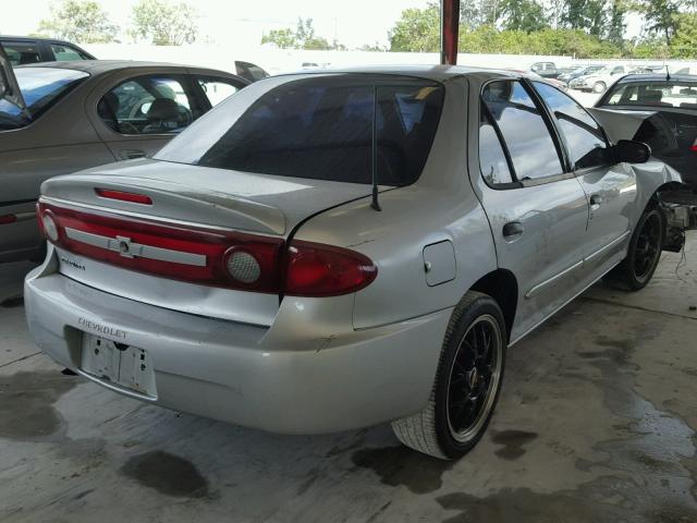 1G1JC52F657199265 - 2005 CHEVROLET CAVALIER SILVER photo 4