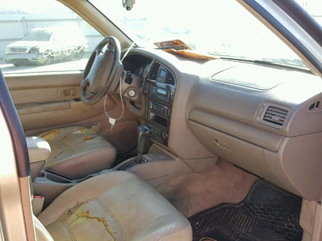 JN8DR09Y91W581307 - 2001 NISSAN PATHFINDER GOLD photo 5