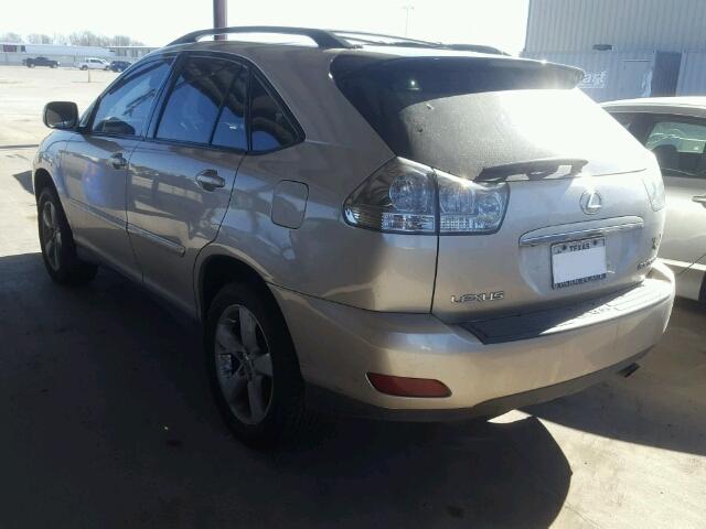 2T2GA31U95C025213 - 2005 LEXUS RX 330 GOLD photo 3