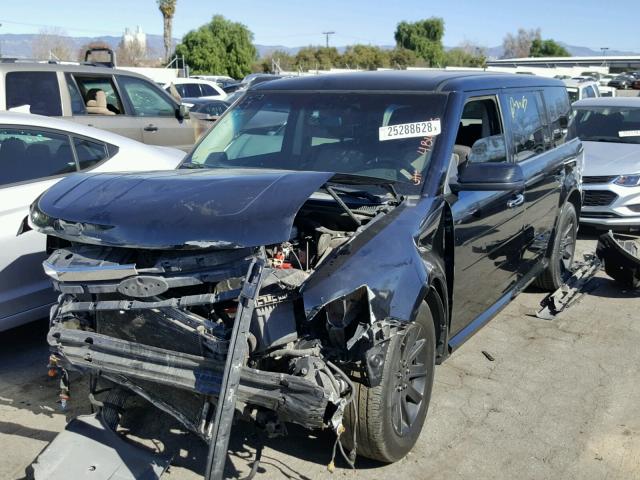 2FMGK5CC6BBD23090 - 2011 FORD FLEX SEL BLACK photo 2