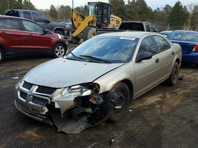 1B3EL36X74N235783 - 2004 DODGE STRATUS SE GOLD photo 2