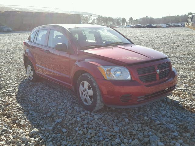 1B3HB28B08D571329 - 2008 DODGE CALIBER BURGUNDY photo 1