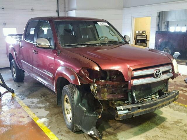 5TBDT44145S474565 - 2005 TOYOTA TUNDRA DOU RED photo 1