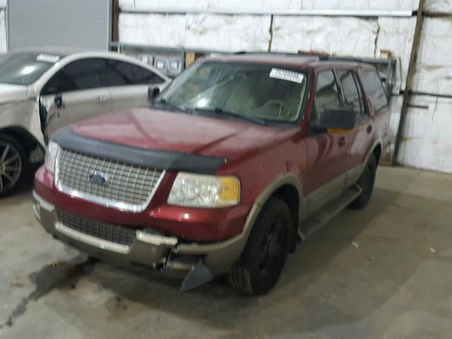 1FMFU18L64LB10067 - 2004 FORD EXPEDITION MAROON photo 2