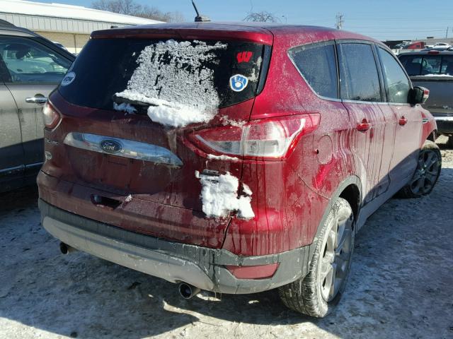 1FMCU9H93DUA81028 - 2013 FORD ESCAPE SEL MAROON photo 4