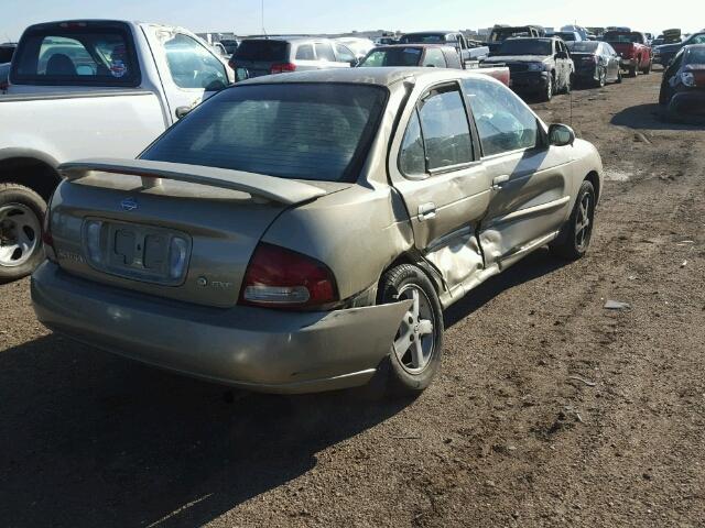 3N1CB51D72L688464 - 2002 NISSAN SENTRA XE TAN photo 4