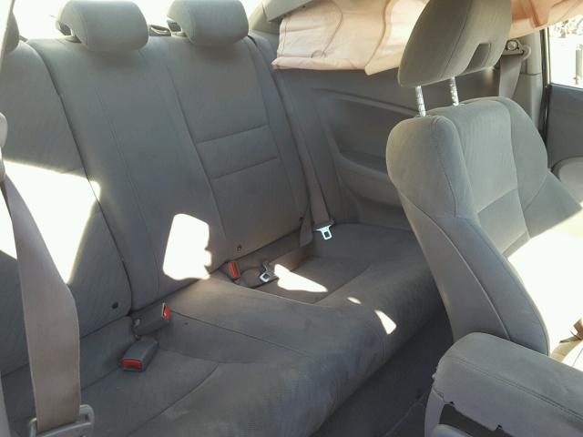 2HGFG12819H511337 - 2009 HONDA CIVIC EX ნაცრისფერი ფოტო 6