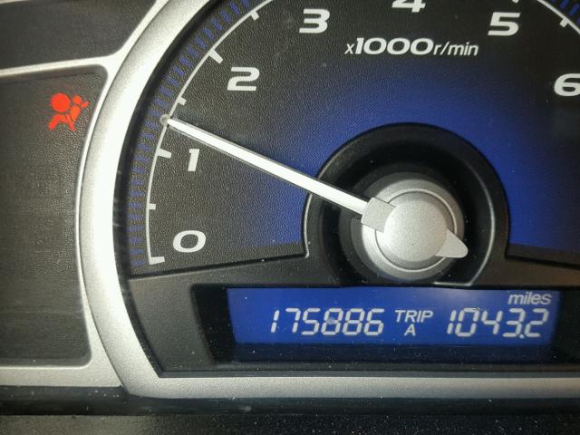 2HGFG12819H511337 - 2009 HONDA CIVIC EX ნაცრისფერი ფოტო 8