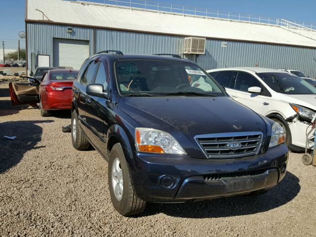 KNDJD735185843390 - 2008 KIA SORENTO EX BLUE photo 1