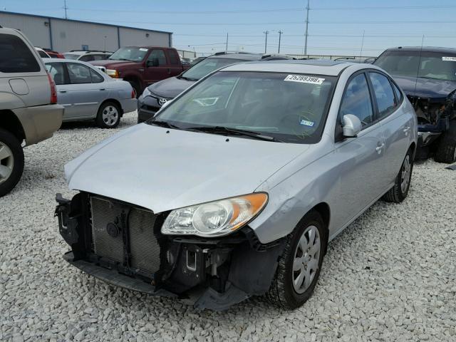 KMHDU46D27U029814 - 2007 HYUNDAI ELANTRA GL SILVER photo 2