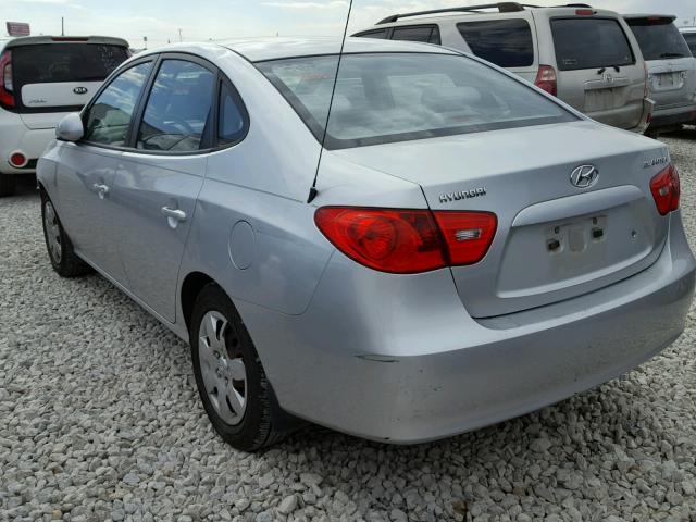 KMHDU46D27U029814 - 2007 HYUNDAI ELANTRA GL SILVER photo 3