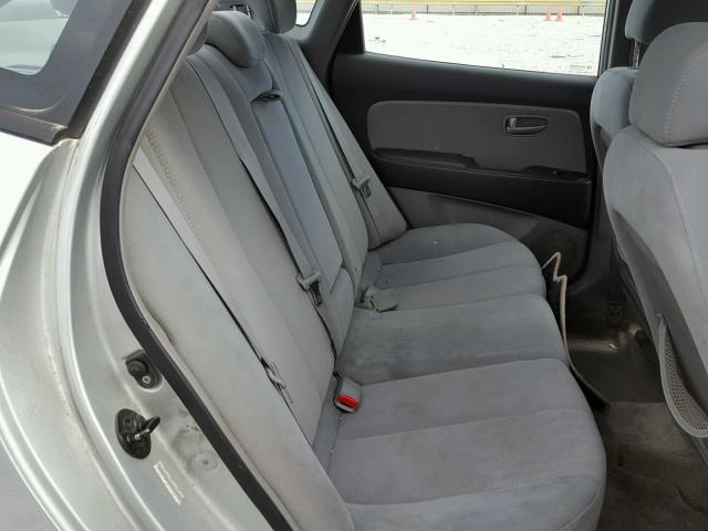 KMHDU46D27U029814 - 2007 HYUNDAI ELANTRA GL SILVER photo 6