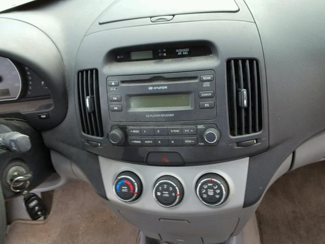 KMHDU46D27U029814 - 2007 HYUNDAI ELANTRA GL SILVER photo 9