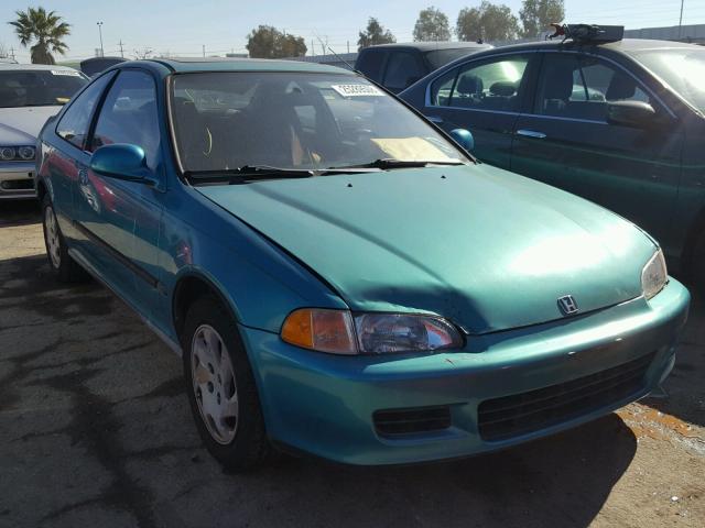 1HGEJ1258PL014482 - 1993 HONDA CIVIC EX GREEN photo 1