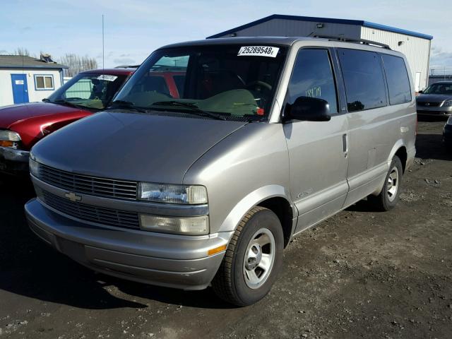 1GNDM19W01B151341 - 2001 CHEVROLET ASTRO BEIGE photo 2