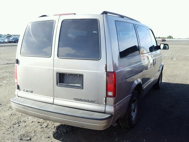 1GNDM19W01B151341 - 2001 CHEVROLET ASTRO BEIGE photo 4