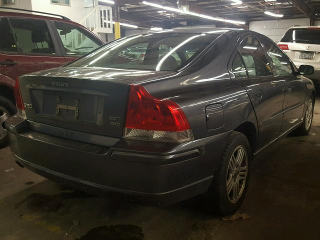 YV1RH592852477332 - 2005 VOLVO S60 2.5T GRAY photo 4