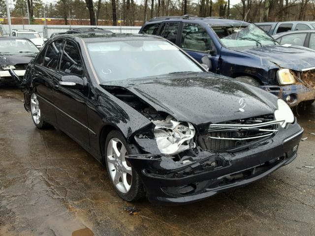 WDBRF52H47A953111 - 2007 MERCEDES-BENZ C 230 BLACK photo 1