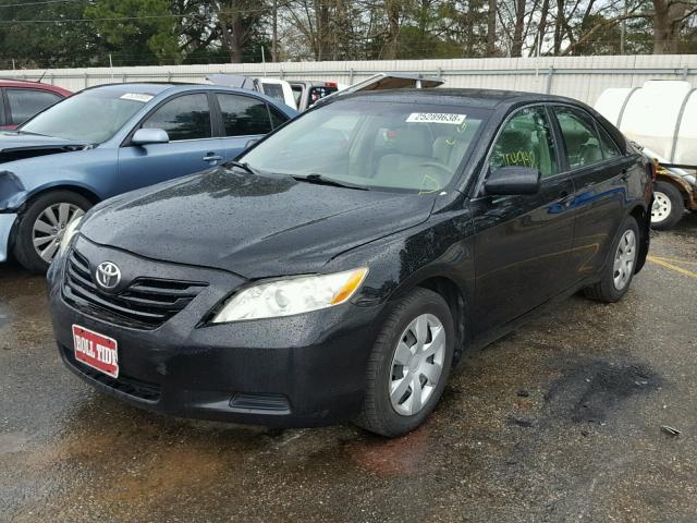 4T1BE46K49U821422 - 2009 TOYOTA CAMRY BASE BLACK photo 2