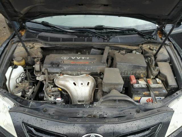 4T1BE46K49U821422 - 2009 TOYOTA CAMRY BASE BLACK photo 7