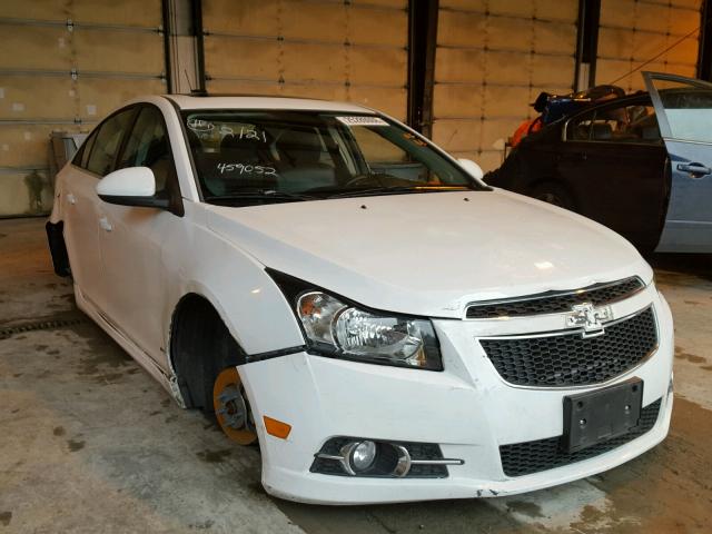 1G1PE5SB1E7163971 - 2014 CHEVROLET CRUZE LT WHITE photo 1