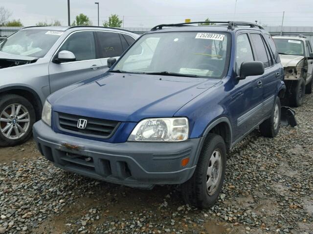 JHLRD2841WC004809 - 1998 HONDA CR-V LX BLUE photo 2