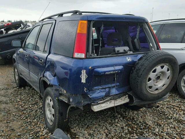 JHLRD2841WC004809 - 1998 HONDA CR-V LX BLUE photo 3