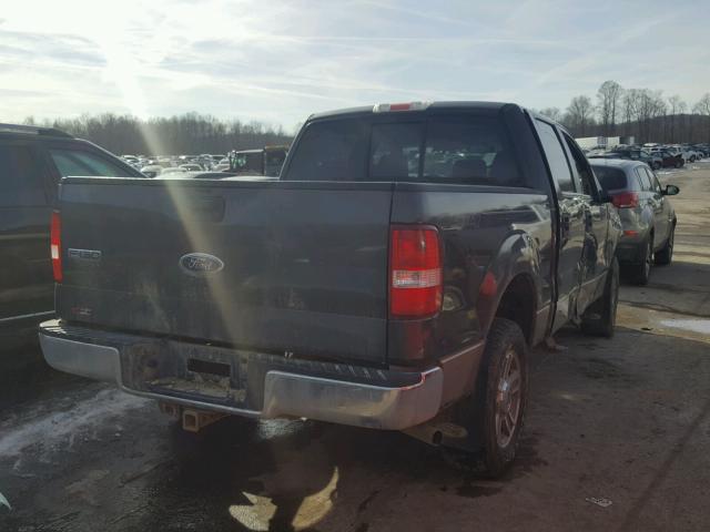 1FTPW14545KE12703 - 2005 FORD F150 SUPER BROWN photo 4