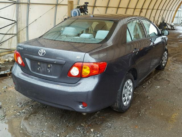 1NXBU4EE2AZ364466 - 2010 TOYOTA COROLLA BA GRAY photo 4