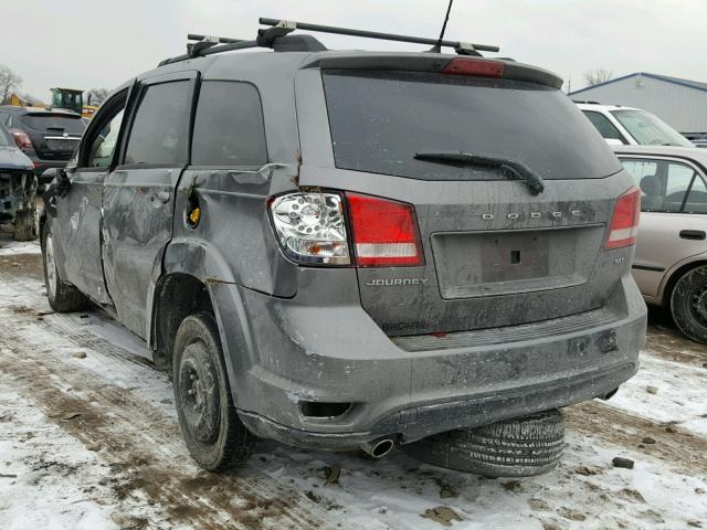 3C4PDCBG4CT280978 - 2012 DODGE JOURNEY SX GRAY photo 3