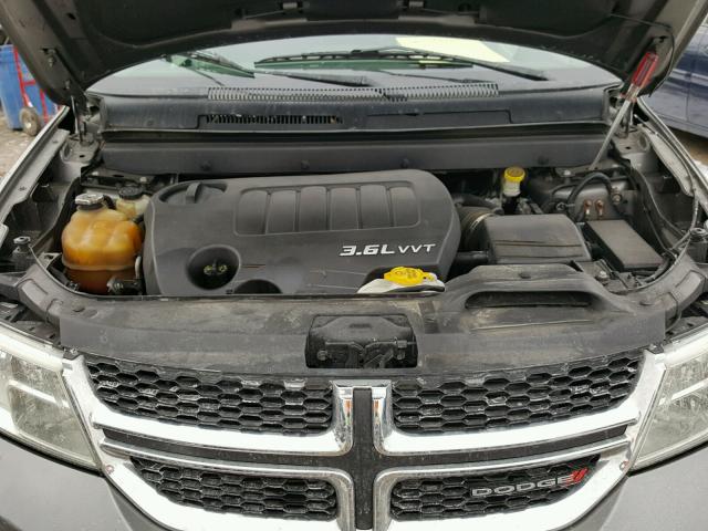 3C4PDCBG4CT280978 - 2012 DODGE JOURNEY SX GRAY photo 7