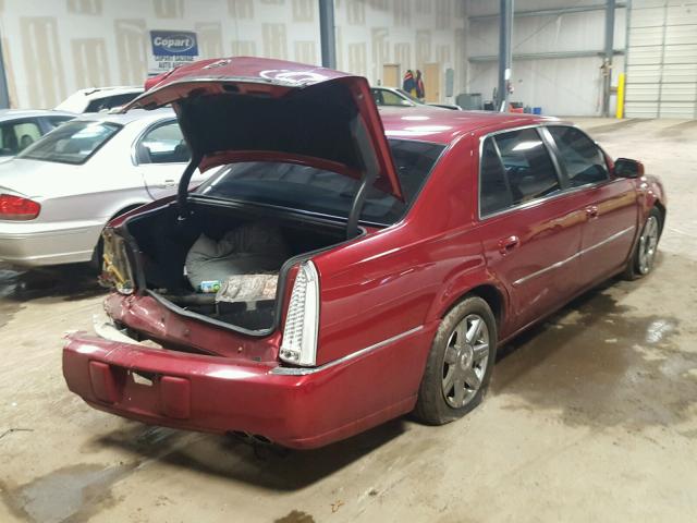 1G6KD57Y37U234774 - 2007 CADILLAC DTS RED photo 4