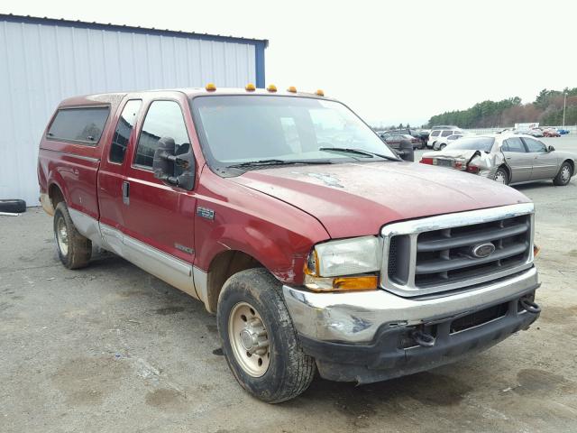 1FTNX20F81EB86425 - 2001 FORD F250 SUPER MAROON photo 1