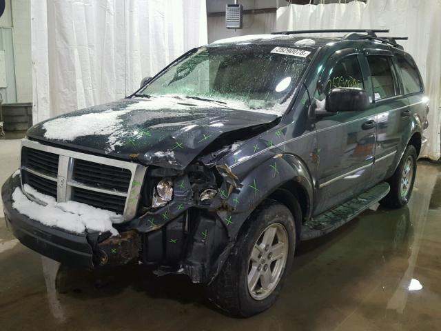 1D8HB48247F561773 - 2007 DODGE DURANGO SL BLUE photo 2