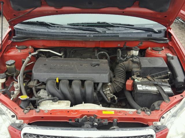 2T1BR32E86C683248 - 2006 TOYOTA COROLLA CE RED photo 7