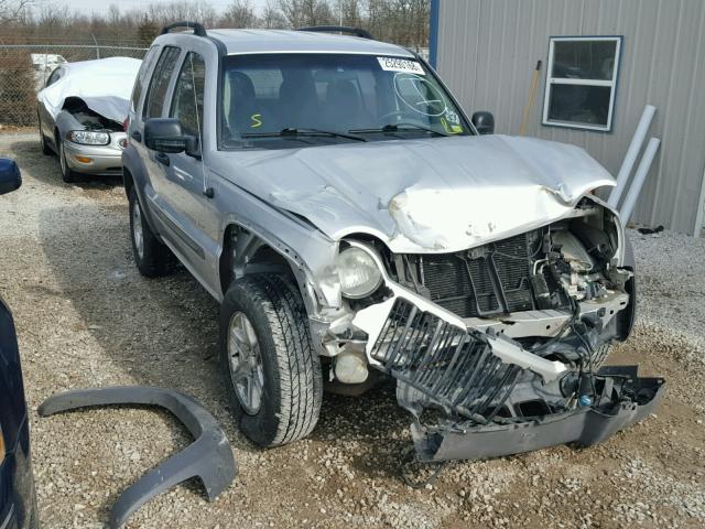 1J4GL48K73W684091 - 2003 JEEP LIBERTY SP SILVER photo 1