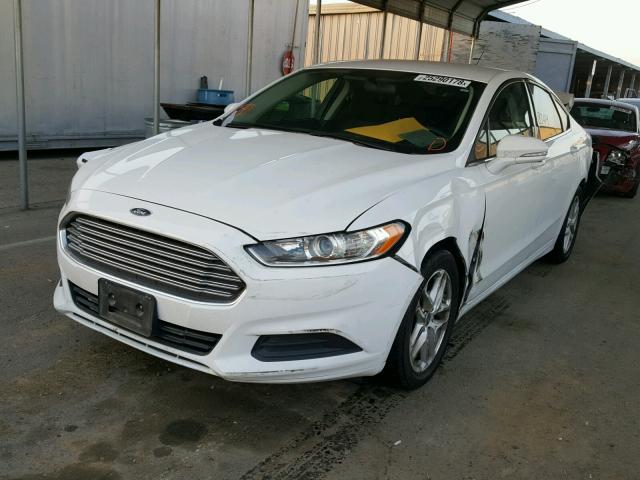 3FA6P0H72DR346506 - 2013 FORD FUSION SE WHITE photo 2