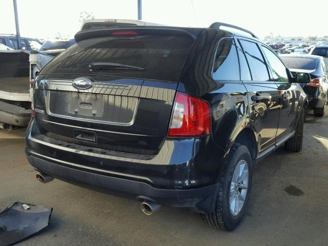 2FMDK3GC5DBC06993 - 2013 FORD EDGE SE BLACK photo 4